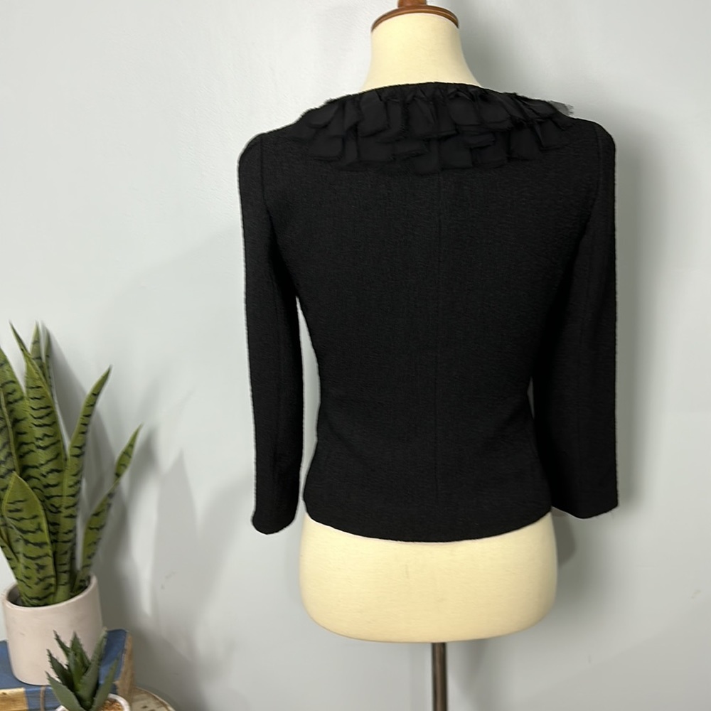 Ann Taylor Ruffle Blazer - Picture 6 of 9